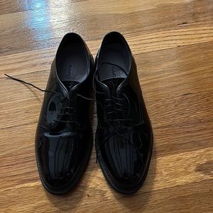 Capps Air Lite Colonel Black Shiny Welt Oxford Men size 9